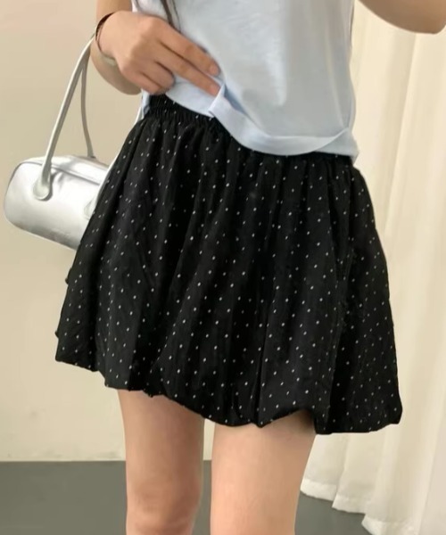 MUSHINSA ドット柄バルーンスカート スカート 夏 ドット柄バルーンミニスカート : ZOZOTOWN Yahoo!店