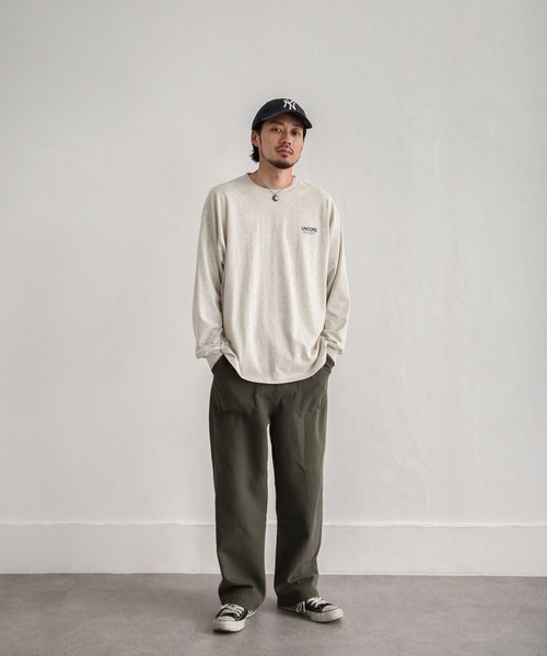 「UNCORD」 長袖Tシャツ LARGE ブラック メンズ_画像5