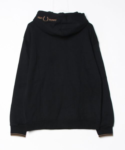 FRED PERRYプルオーバーパーカー美品 FRED PERRY（フレッドペリー） プルオーバーパーカー L ブラック