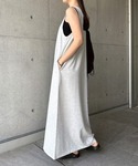 ワンピース 夏 ノースリーブ2wayスウェット...の詳細画像5