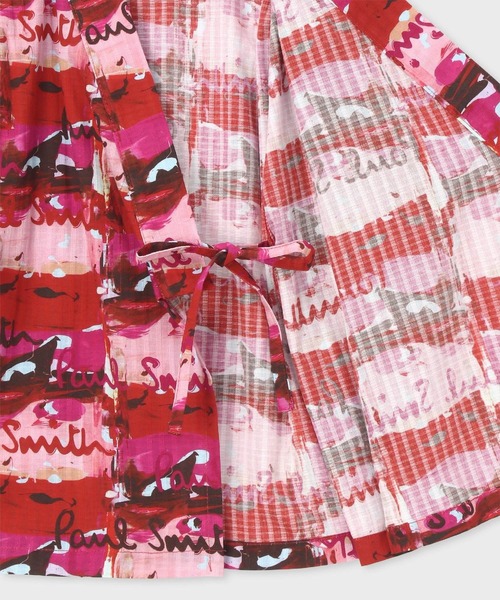 Paul Smith JUNIOR 甚平 浴衣 ジュニア ペインティングコラージュ