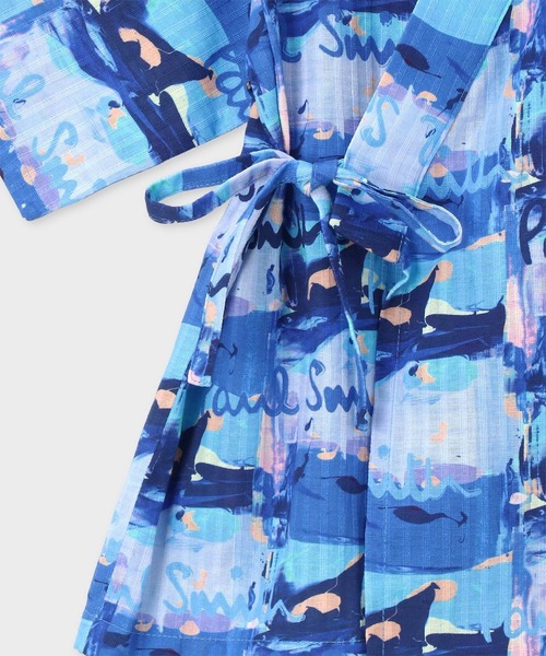 Paul Smith JUNIOR 甚平 浴衣 ジュニア ペインティングコラージュ