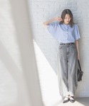 「GLOBAL WORK」 半袖ブラウス ME...の詳細画像1
