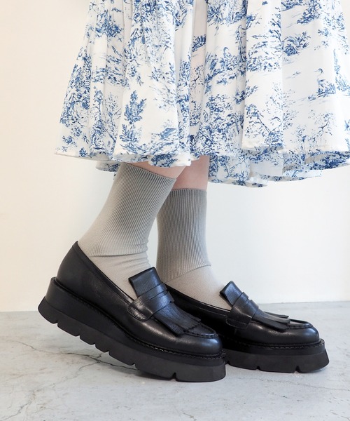 「cava cava」 シューズ 23cm ブラック レディース_画像2