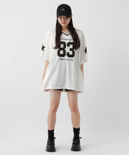 「repipi armario」 「KIDS」Tシャツワンピース SMALL ブルー系その他 キッズ_画像2