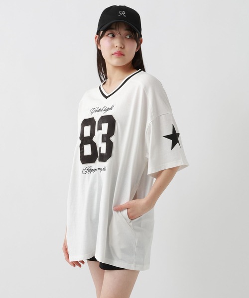 「repipi armario」 「KIDS」Tシャツワンピース SMALL ブルー系その他 キッズ_画像5