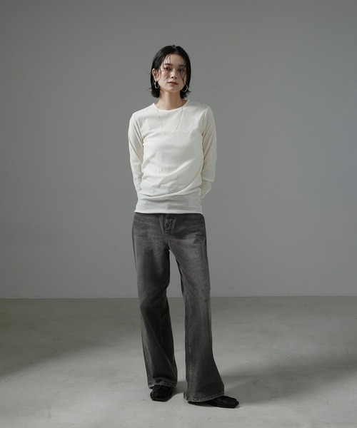 「Healthy denim」 デニムパンツ 25 ブラック系その他 レディース_画像2