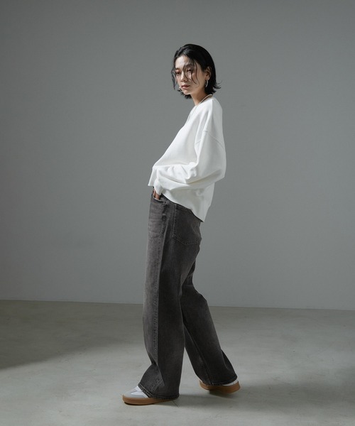 「Healthy denim」 デニムパンツ 25 ブラック系その他 レディース_画像4