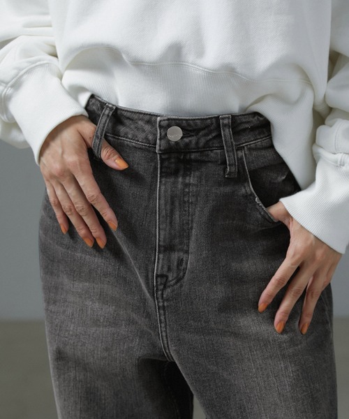 「Healthy denim」 デニムパンツ 25 ブラック系その他 レディース_画像9