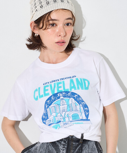 FREAK'S STORE（フリークスストア） tシャツ 半袖 SPORTS PRINT T