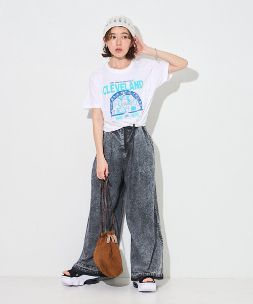 FREAK'S STORE（フリークスストア） tシャツ 半袖 SPORTS PRINT T