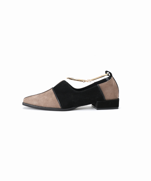 「GRISE」 シューズ 24.5cm ブラック×ブラック レディース_画像7