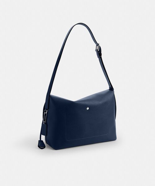 COACH（コーチ）メンズ メッセンジャーバッグ ナイロン×レザー ブルー COACH（コーチ） メッセンジャーバッグ ONE ブルー系その他 メンズ