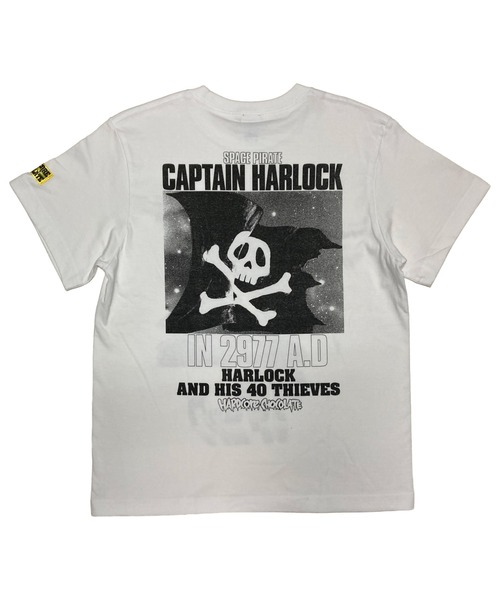 tシャツ 宇宙海賊キャプテンハーロック 無限の海(海賊旗ホワイト