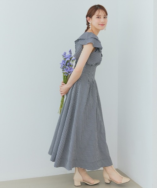 「WILLSELECTION」 ノースリーブワンピース MEDIUM ラベンダー レディース_画像6