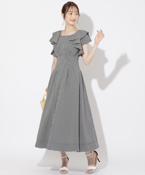 「WILLSELECTION」 ノースリーブワンピース MEDIUM ラベンダー レディース_画像7