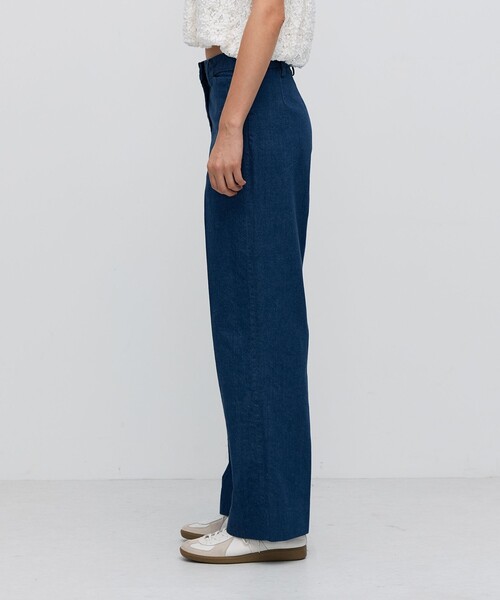「BACCA」 デニムパンツ 36 ブルー レディース_画像5