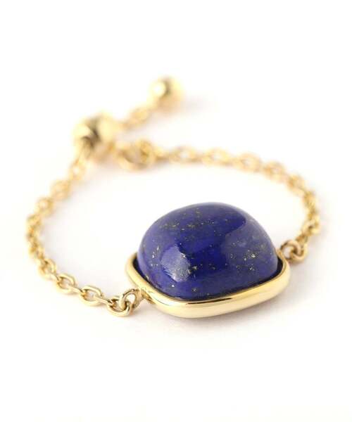 指輪 リング GEMSTONE・チェーンリング「ラピスラズリ」 レディースの画像