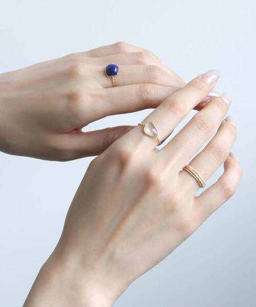 指輪 リング GEMSTONE・チェーンリング「ラピスラズリ」 レディースの画像