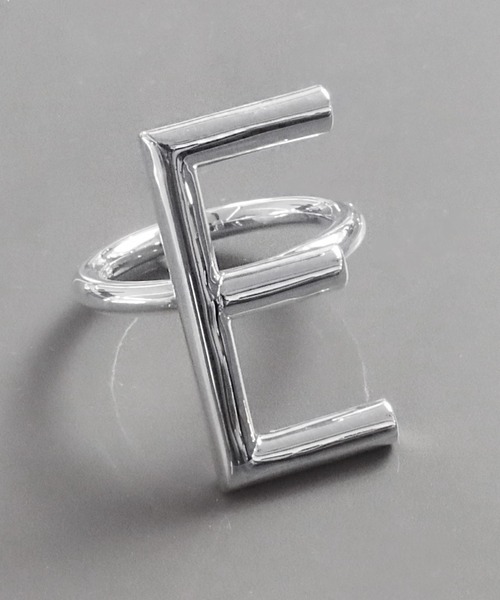 e.m.（イーエム） 指輪 リング SILVER925イニシャルリング/レディース