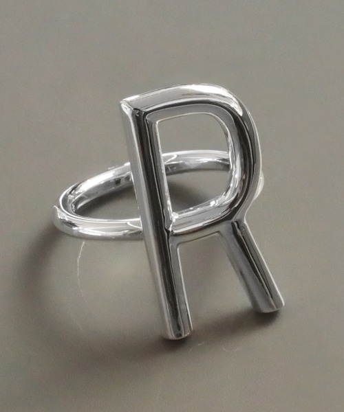 指輪 リング SILVER925イニシャルリング/レディース/メンズ/推し活 レディースの画像