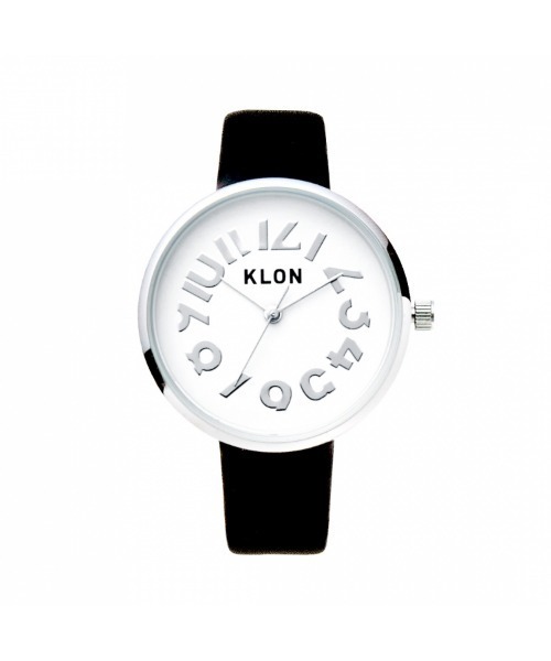 KLON（クローン） 腕時計 KLON HIDE TIME BLACK Ver.SILVER 33mm