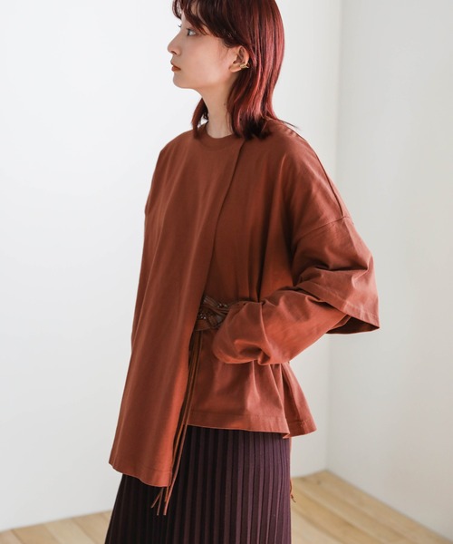 select MOCA（セレクトモカ） tシャツ アシンメトリーカットプル