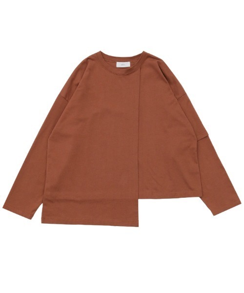 select MOCA（セレクトモカ） tシャツ アシンメトリーカットプル