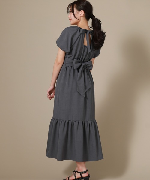 ワンピース 背中開きバックリボンワンピース Zozotown Yahoo 店 通販 Yahoo ショッピング