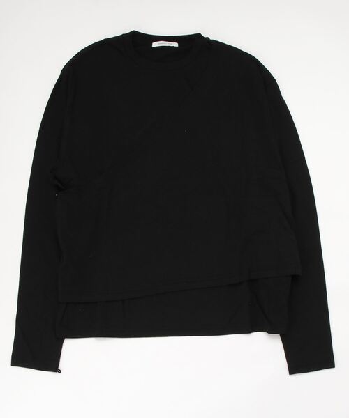 tシャツ DOMENICO+SAVIO layered arrange tee レディース