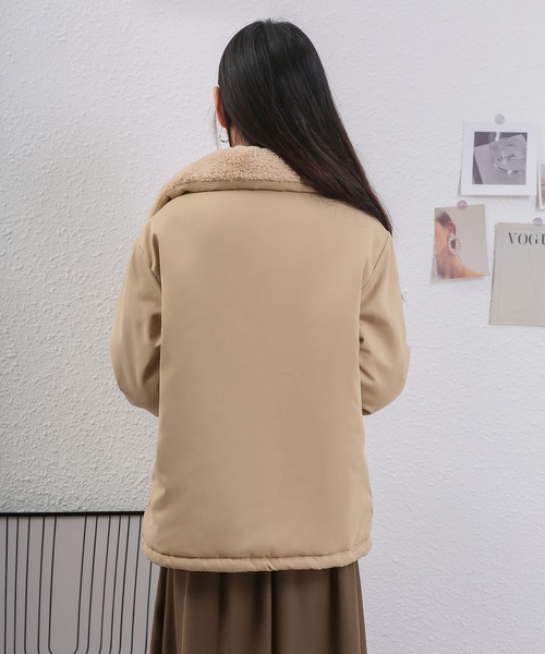MAISON DE THERESE トレンチコート コート 「低身長向け」ファー
