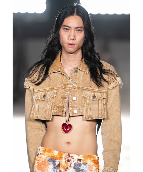 PAMEO POSE デニムジャケット gジャン Washed Denim Jacket