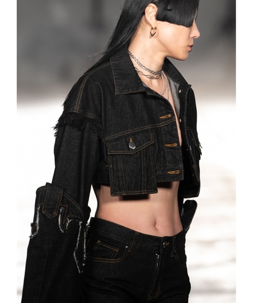 PAMEO POSE デニムジャケット gジャン Washed Denim Jacket