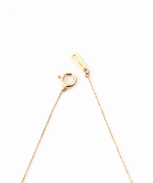 Lilas ネックレス ラフカットクォーツテクスチャーネックレス