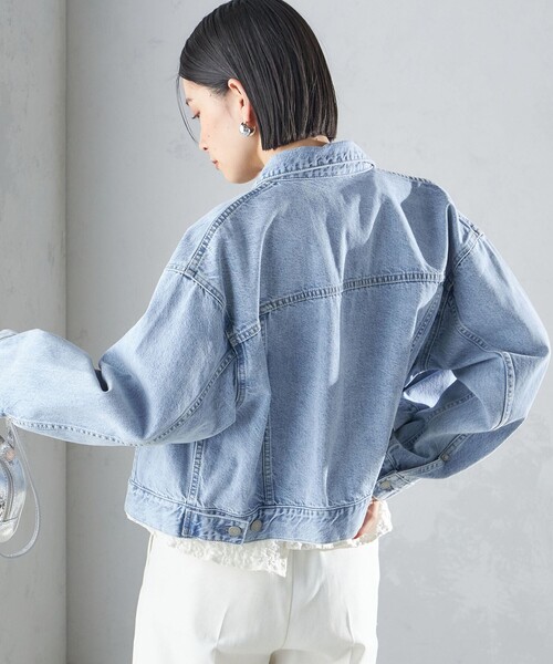 【SHIPS】 デニムジャケット　Gジャン SHIPS any:〈洗濯機可能〉デニム ジャケット［SHIPS any DENIM