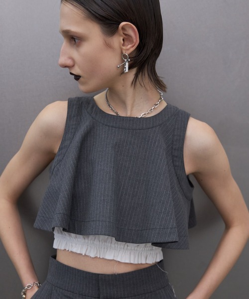 ジョゼムーン タンクトップ JOSE MOON タンクトップ ノースリーブ RIB TANK TOP/リブタンク