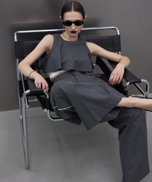 JOSE MOON（ジョゼムーン） タンクトップ ノースリーブ PAFFHEM CROP