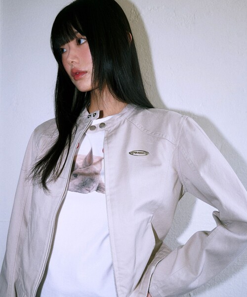 FREAK'S STORE ホワイトジャケット 美品 FREAK'S STORE（フリークスストア）の「LEVEL7 HIGH LOFT JACKET