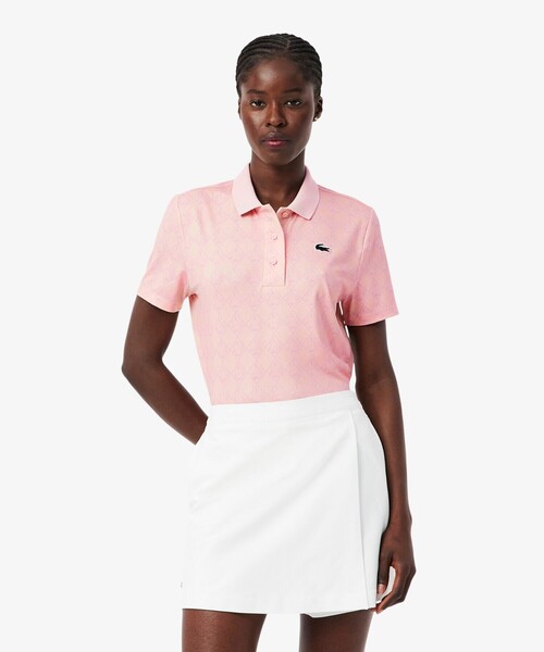 ラコステゴルフウェア★レディスポロ★サイズ36(Ｌ) LACOSTE（ラコステ） uvカット ポロシャツ ポロ UPF50+ ロベール