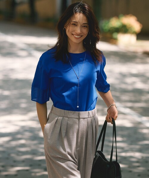 23区（ニジュウサンク） tシャツ 「GLOW8月号掲載/洗える」スムース