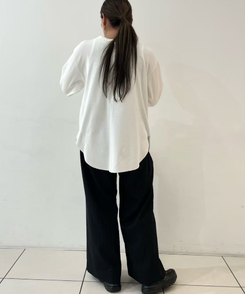 tシャツ Munich（ミューニック）別注２WAYヘンリーネックカットソー レディース Munich tシャツ Munich（ミューニック）別注2WAYヘンリーネック