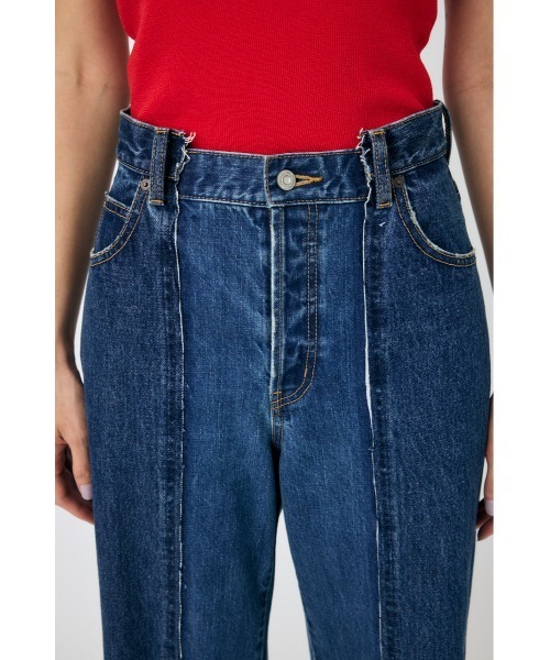 MOUSSY ジーンズ デニム デニムパンツ TWO IN ONE WIDE STRAIGHT