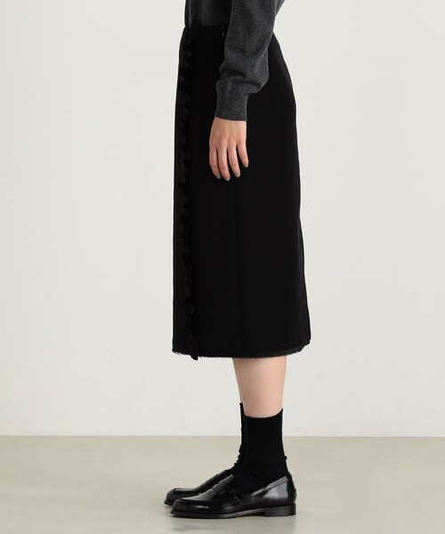 Edition スカート グロッシーフリル タイトスカート : ZOZOTOWN Yahoo