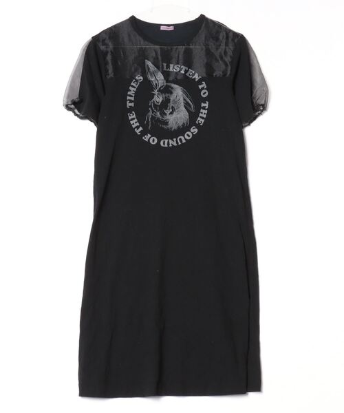 SueUNDERCOVER」 半袖ワンピース 1 ブラック レディース : 85876660  