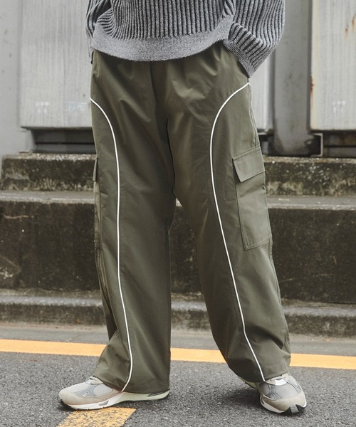 SHORT ROUND カーゴパンツ SHORT ROUND/イージーパイピングカーゴ