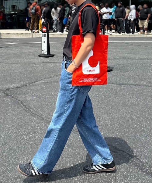 LURAKU トートバッグ 「LURAKU」 Graphic color Tote Bag