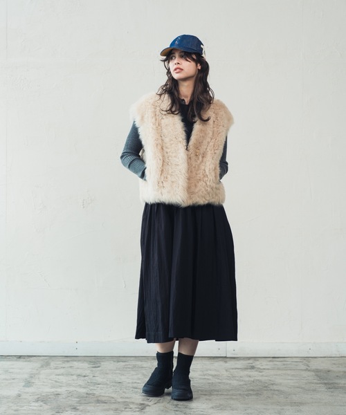 【新品未使用】ORIENT MILLINERY ロングストラップキャップ NANA【ﾅﾅ】ツイードキャップ（キャップ）｜ORIENT MILLINERY