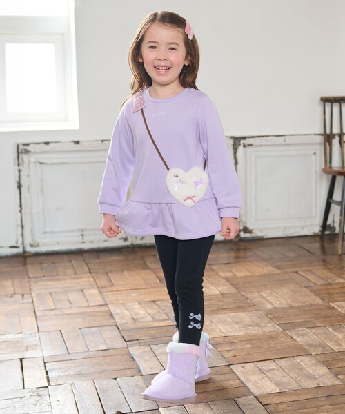 ANY（エニィ） トレーナー 裏シャギーポシェットトレーナー キッズ