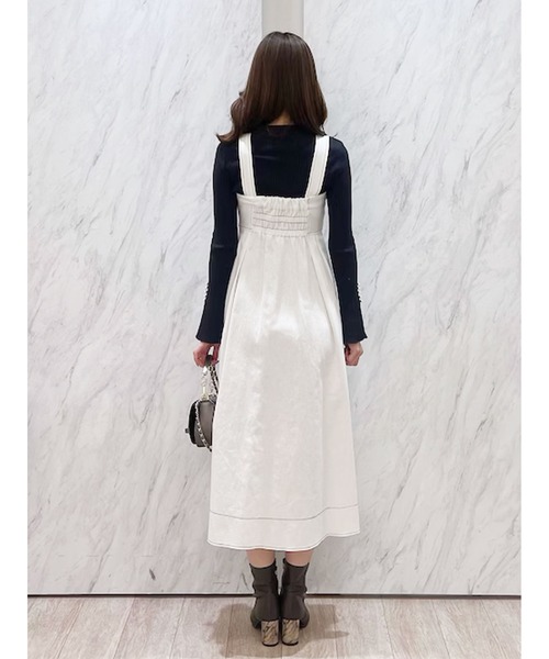 【美品】MERCURYDUO ワンピース MERCURYDUO（マーキュリーデュオ） ワンピース バイカラーバックレース