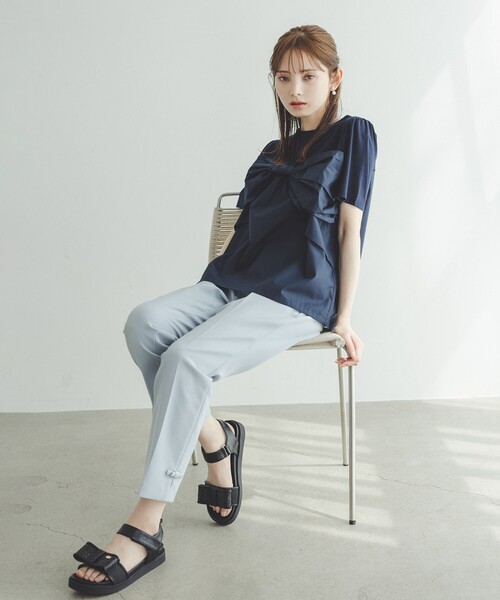 TOCCA サンダル GLITTER RIBBON FLAT SANDALS レディース